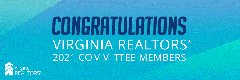 Congratulations Virginia REALTORS® 2021 Committee Members