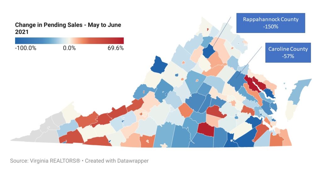 Where is the Housing Market Cooling in Virginia? Virginia REALTORS®