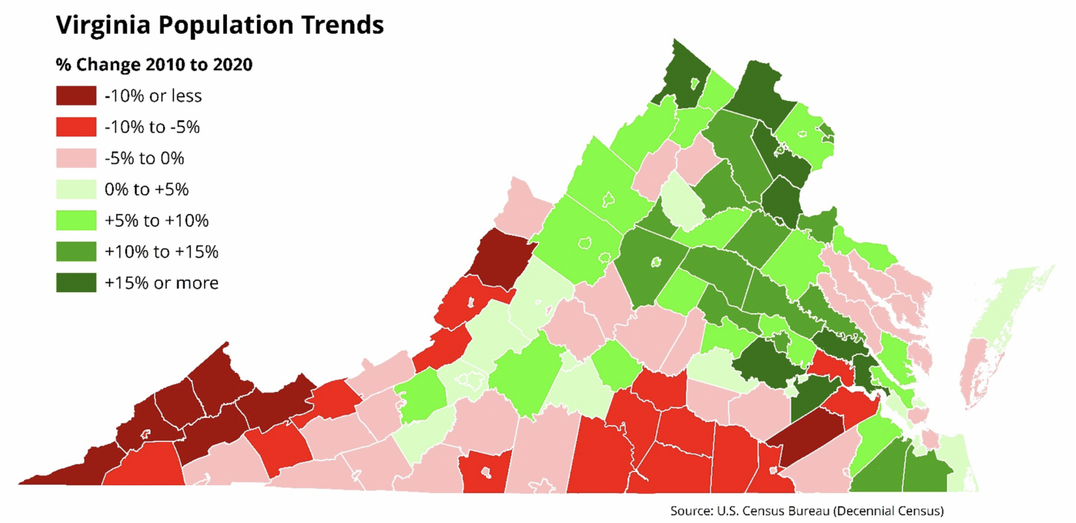 2020 Census Update Population Up in Urban and Suburban Areas but Down