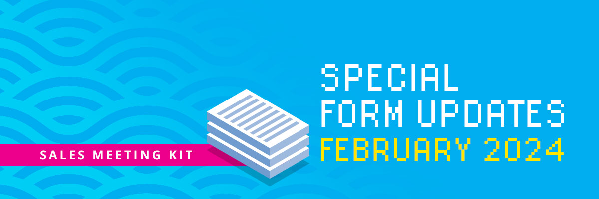 Special Form Updates - February 2024