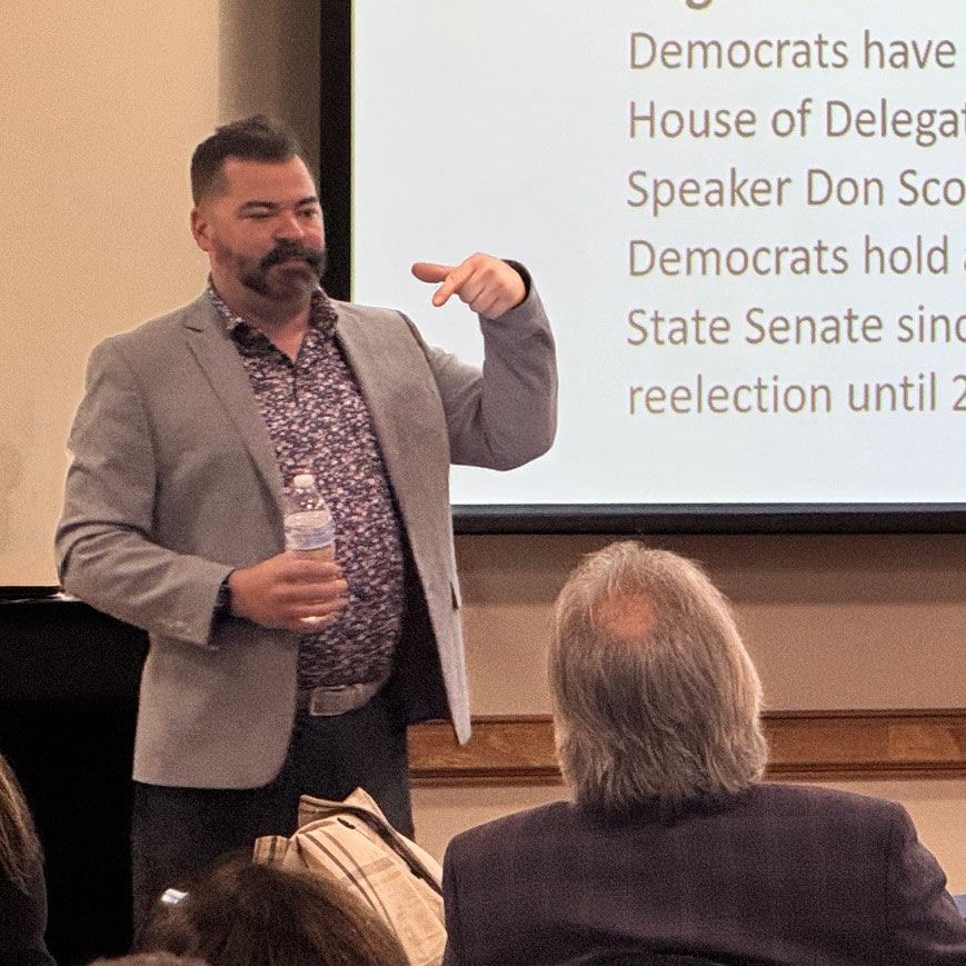 D.J. Spiker speaking