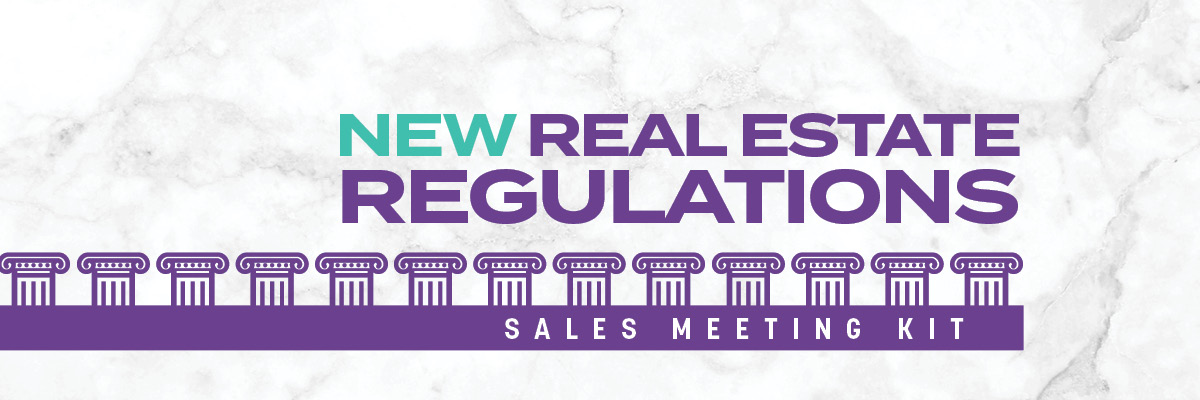 Sales Meeting Kit – New Regulations